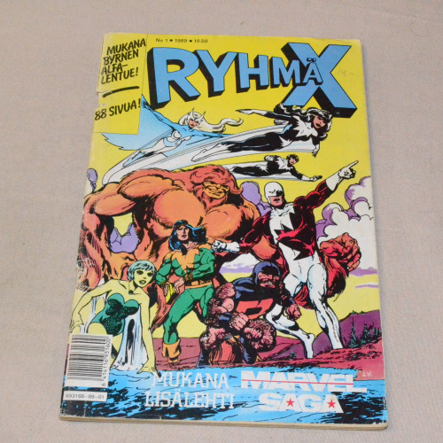 Ryhmä-X 01 - 1989